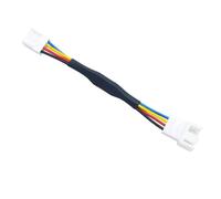 Klaisy 4 Pines PC Case Venanal Reducción Conectores Resistentes Temperatura Cable Control Temperatura del Ventilador Cable Alimentación