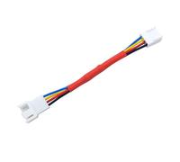 Klaisy 4 Pines PC Case Venanal Reducción Conectores Resistentes Temperatura Cable Control Temperatura del Ventilador Cable Alimentación