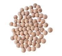 Klaisy 75 bolas de madera para juegos de bingo, letras grabadas, números fáciles de leer para juegos de rifa, decoraciones de fiesta numeradas