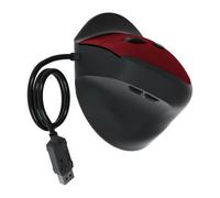 Klaisy Cable USB Ratón Vertical 1600 Ppi Ajuste Ergonómico Ajustable Botón Tranquilo Mano Derecha Computadora Portátil Portátil para Computadora Portátil