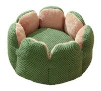 Klaisy Cama para perro con forma de flor de cactus, cálida y bonita, cojines para gatitos, muy suave, cama pequeña, lavable, camas para gatos exteriores e interiores
