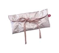 Klaisy Cartera simple con lazos, monedero acolchado, portátil, estuche para lápices, monedero, estuche para lápices, estuche para lápices, almacenamiento simple de maquillaje