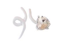 Klaisy Diseño único de corazón ajustable con apertura de corazón, elegante, llamativo, joyería de dedo con textura de aleación, para bodas y ocasiones, talla única, como se describe, como se describe