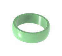 Klaisy Elegantes anillos de silicona multicolor, ligeros, resistentes al sudor, unisex, para deportes, joyería de dedo para mujeres y hombres, anillo de silicona de moda, Apple green, como se describe