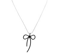 Klaisy Hermoso collar con colgante de lazo que añade un toque a tu aspecto, joyería de moda para mujeres y niñas