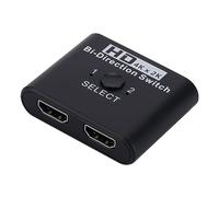 Klaisy Interruptor bidireccional fácil de usar, divisor bidireccional 4K a 60Hz que mejora tu productividad y entretenimiento