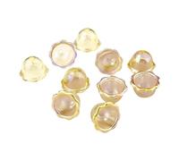 Klaisy Paquete de 10 coloridos accesorios de acrílico para joyas, manualidades y campanas de viento, decoración de viento, talla única, como se describe, como se describe