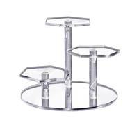 Klaisy Práctico soporte de acrílico resistente y estante para figuras coleccionables y accesorios de joyería, exhibición de mercancías