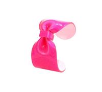 Klaisy Pulsera de resina brillante de gran tamaño con lazo, accesorio ligero y moderno para uso diario, talla única, como se describe