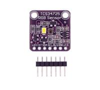 Klaisy TCS34725 Módulo Reconocimiento Color Luz LED para Electrónica InfraFilter White LED Alto Preciso Color Detección