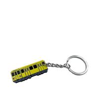 KLAMOTTEN STORE DOPE Llavero Mini Metro & Tren - Varias variantes - Modelo detallado internacional de Metro y S-Bahn - Llavero para coleccionistas y aficionados al ferrocarril, multicolor, S