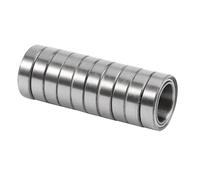 Klanata 10pcs Rodamiento de bolas profundas 6700zz Sección delgada Rodamiento de bolas Doble sellado 10x15x4mm