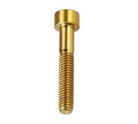 Klanata 1pc Ciclismo de titanio Trasto M6 PERNO DE PRIMA 30/35/40/50 Accesorio de ciclismo de tornillo largo (M6X35 estigma 1pcs/caja)