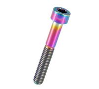 Klanata 1pc Ciclismo de titanio Trasto M6 PERNO DE PRIMA 30/35/40/50 Accesorio de ciclismo de tornillo largo (Estigma m6x40 1pcs/caja)