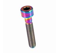 Klanata 1pc Ciclismo de titanio Trasto M6 PERNO DE PRIMA 30/35/40/50 Accesorio de ciclismo de tornillo largo (Estigma m6x30 1pcs/caja)
