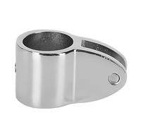 Klanata Bimini Tobogán de mandíbula Superior 25 mm Grado Marino Acero Inoxidable 316 Barco Yate Parasol Hardware Reemplazo Manga Deslizante Espejo Pulido Accesorio de riel Resistente a la (25mm)