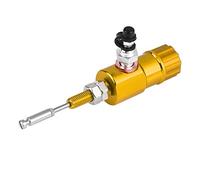 Klanata Bomba de transferencia del de varilla del embrague del freno del cilindro maestro hidráulico de la motocicleta, aleación de aluminio, oro (Oro)