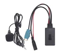 Klanata Cable Adaptador Auxiliar de Radio inalámbrica Bluetooth para Coche con micrófono, Llamadas Manos Libres, Apto para Alpine KCE 236B / CDA 9852 / E, Receptor de Audio Bluetooth 5.0