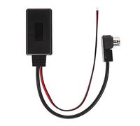 Klanata Cable Adaptador inalámbrico Bluetooth 5.0 AUX IN para Coche Apto para Alpine KCA 121B AI Net CDA 9857 CDA 9886 - Interfaz de música estéreo Plug and Play, ABS Premium