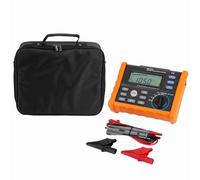 Klanata Earth Tester PM5205 Probador de aislamiento de megohmímetro digital con pantalla analógica 0.01MΩ-100GΩ 2500V CA CC Cálculo de voltaje de CC Cálculo automático para