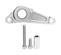 Klanata Estabilizador de palanca de cambios de motocicleta apto para CBR600RR 2021 a 2023, soporte de soporte de cambio de marchas de aleación de aluminio CNC de alta resistencia para (Plata)