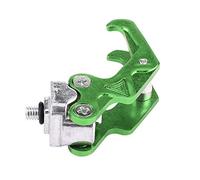 Klanata Gancho de casco de motocicleta de aleación de aluminio, percha de bolsas de equipaje en forma de garra para montaje en bicicleta, casco duradero y organizador de (Verde)