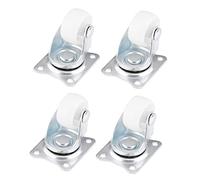 Klanata giratoria Caster 4pcs Reltas de placa universal con ruedas de 1 "para muebles de maleta