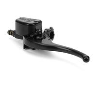 Klanata Hydraulic Clutch Lever Master Cylinder Left Side Universal for Motorcycle with 22mm 7/8 inch Handlebars, CNC Aluminum Alloy Forging with 14ml Fluid Reservoir and Black Spray Paint