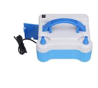 Klanata Inflador de Globos eléctrico con Boquilla Doble y Motor de latón - Enchufe UE de 220 a 240 V - Bomba portátil con protección automática y Almacenamiento de Cables Integrado -