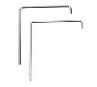 Klanata Juego de 2 Herramientas de Ajuste de Ventanas, Llave Hexagonal de 4 mm y Cabeza TX15 de Acero 59CrV4, Compatible con Hardware Maco, Roto, Schüco y Winkhaus para Mantenimiento y