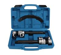 Klanata Juego de herramientas de compresor de resorte helicoidal de alta resistencia capacidad de 2645 libras con mandíbula y soporte ajustables para camiones y vehículos grandes