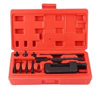 Klanata Kit de interruptores de la cadena de motocicletas y herramientas de rivéter - 13 piezas Splitter de enlace y remachado para cadenas de accionamiento 420 a 630