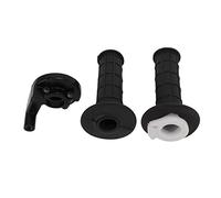 Klanata Kit de manija de acelerador de motocicleta, abrazadera y empuñaduras de acelerador de manillar de 22 mm 7/8 pulgadas para moto de cross, apto para CR80 CR60 CR85 CR125 CR250 -