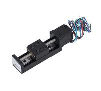 Klanata Linear Slide Rail 50 mm - Actuador de etapa lineal T6X4 Actuador eléctrico con bloque de cojinetes - para el movimiento de ejes x y z - CNC, impresora 3D, automatización -