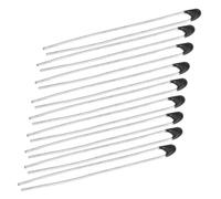 Klanata MF52 Termistor Sensor de temperatura 10 piezas con cable de 30 mm, alta precisión de alta sensibilidad buena estabilidad capacidad de sobrecarga fuerte (10kB3435-L30)