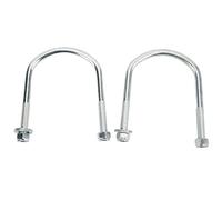 Klanata Paquete de 2 Pernos en U de Resorte de Hoja de Alta Resistencia con 4 Tuercas de aleación de Acero Aptos para Club Car DS 1981 en adelante Precedent 2004 Up Tempo 2018 en adelante