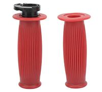 Klanata Puños giratorios para manillar de control del acelerador, color rojo, puños de acelerador de calibre de 22 mm, aptos para scooters GY6 de 50, 80, 125 y 150, par de repuesto de (Roja)