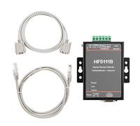 Klanata Servidor Serie a Ethernet de Grado Industrial HF-5111B - 3 en 1 RS232 RS422 a RJ45 DTU - Compatible con cifrado Modbus y SSL AES - Puerto autoadaptable 10 100M - MCU Cortex M3