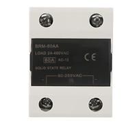 Klanata Solid State Relay SSR BRM-60AA, 24-480V AC Módulo de relé de estado sólido 60AA/80AA/100AA/120AA (BRM-60AA)