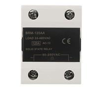 Klanata Solid State Relay SSR BRM-60AA, 24-480V AC Módulo de relé de estado sólido 60AA/80AA/100AA/120AA (BRM-120AA)