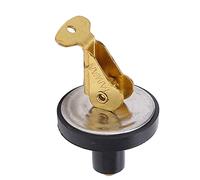 Klanata Tapón de Drenaje de compresión de 19 mm, 7/8 de Pulgada de diámetro, Tipo Tornillo de latón con Sello de Goma, Hardware Marino para Fregadero de Baitwell Livewell de popa de Barco