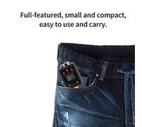 Klanata Torquímetro electrónico con pantalla digital con rango de 6,8-135 Nm para llave de trinquete universal - Medidor de torque ajustable de alta precisión para maquinaria, aviación, (2)