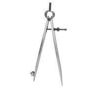 Klanata Wing Divider Divisor de primavera Caliper Compass Herramienta giratoria de goteo Ajustable y bloqueable con soporte para la pluma para procesamiento de la pieza de trabajo (200 mm)