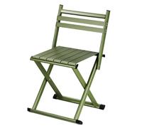 Klappbarer Campinghocker - Leichter Faltbarer Outdoor Hocker, Robuster Aluminium Rahmen, Belastbarer Sitz | Kompakter Reisehocker für Camping Angeln Garten Festival Picknick, Schnell Auf- und Abbau