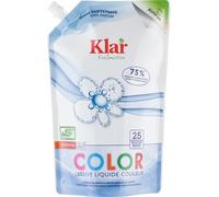 Klar eco Sensitive Color - Bolsa de recambio para detergente (1,5 L, sin fragancia, 25 lavados, para alérgicos, vegano)