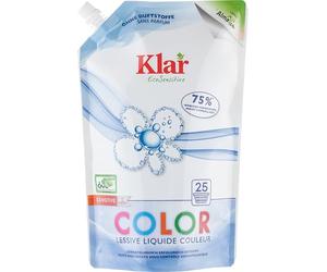 Klar eco Sensitive Color - Bolsa de recambio para detergente (1,5 L, sin fragancia, 25 lavados, para alérgicos, vegano)