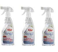 Klar ECO SENSITIVE Cristal y superficies con spray de espuma, 3 x 500 ml
