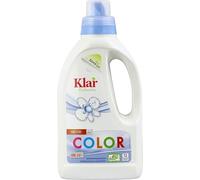 Klar EcoSensitive Detergente líquido de color sensitivo, 750 ml, sin aroma | Detergente líquido de color para pieles sensibles y alérgicas, 12 cargas, colores brillantes a 30 - 60 °C, detergente vegano