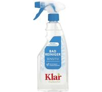 Klar EcoSensitive Limpiador de baño SENSITIV, 6 x 500 ml, sin aroma | Limpiador de baño extra fuerte contra la cal y la suciedad - Spray limpiador de baño para una limpieza radiante - Vegan