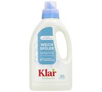 Klar EcoSensitive Suavizante sensible 750 ml, sin aroma | 30 lavados, hipoalergénico, vegano